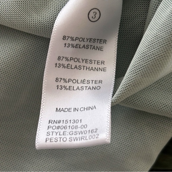 Good American Pesto Swirl Bodycon Mini Dress Sz 3 Large - Picture 7 of 9